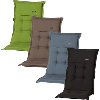 Madison Hochlehner Sitzauflage Sitz Auflage Kissen Stuhlauflage Polster Polyacryl, Farbe:Grau - Grau