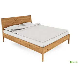 byoak Bettgestell INA 140x220 Wildeiche , Holz , Kerneiche , 140x220 cm , Schlafzimmer, Betten