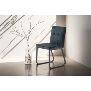 byLIVING Esszimmerstuhl Talea Cord grau 2er Set