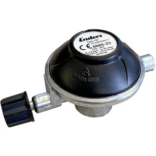 Enders® Gasdruckregler für Schraubkartuschen, 50mbar, #1122, Silber