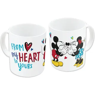 Disney Minnie & Mickey Love Tasse 0,325 l Mehrfarbig