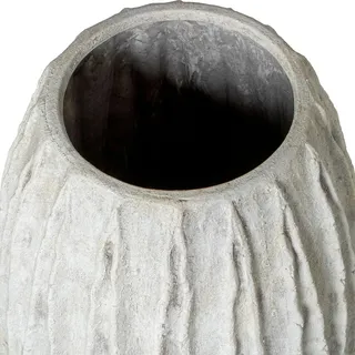 Alexandra House Living Vase, Grau, Keramik, 28 x 50 cm