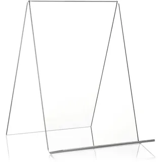 Buchständer/Buchaufsteller als Warenträger und Schrägsteller im DIN A5 Format aus original PLEXIGLAS®