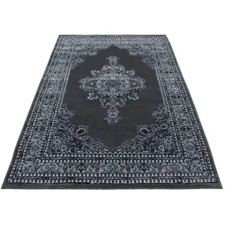 Novel Webteppich , Grau, Schwarz , Textil , orientalisch , rechteckig , 240x340 cm , Oeko-Tex® Standard 100 , pflegeleicht , Teppiche und Böden, Teppiche, Webteppiche