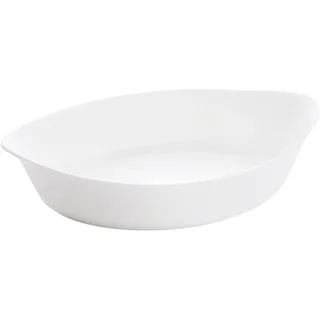 Luminarc N3567 Smart Cuisine Schale, Salatschale, Schüssel, 1.3 Liter, Opalglas, weiß, 1 Stück, 29 x 17 cm