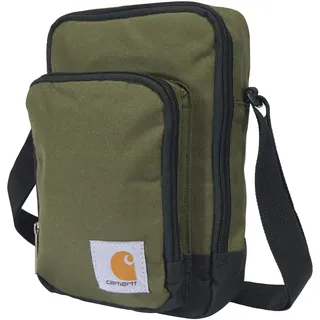 Carhartt Unisex Zip, Durable, Adjustable with Zipper Closure Umhängetasche, Essential Crossbody Bag (Basil)