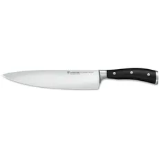 WÜSTHOF Classic Ikon, Klingenlänge: 23cm, schwarz, Kochmesser, 60-1040330123