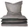 Wendebettwäsche Doubleface 2-teilig Renforcé 100% Baumwolle Farbe:Grau-Schwarz, Größe:155 cm x 220 cm