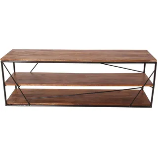 SIT Möbel TAYLOR Lowboard 140 cm Beige/Massivholz/Metall