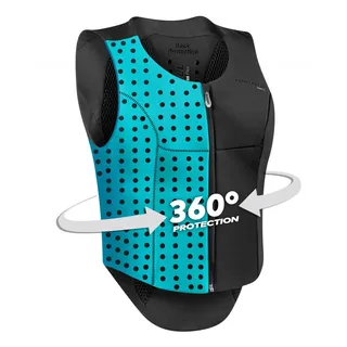 Komperdell Ballistic Flexfit Women REIT-, Skiprotektor, Größe:XXS, Farbe:Black/Graphite