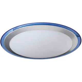 NÄVE Lutos 1 rund blau, silber, Kunststoff, Metall