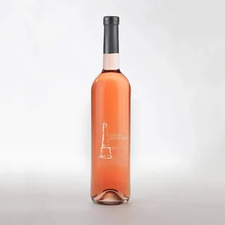 Edition Wattenmeer, Motiv: Leuchtturm Borkum, Rotling von der Mosel in Gravur-Flasche, Sommerwein, INKLUSIVE geschmackvoller Geschenkverpackung