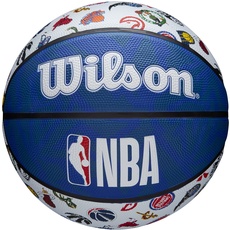 Bild Basketball NBA ALL TEAM, Outdoor, Gummi, Größe: 7, Rot/Weiß/Blau