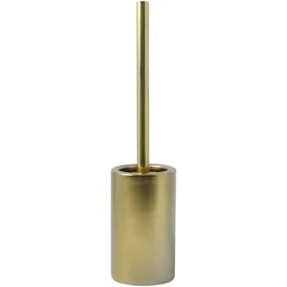 Spirella WC-Bürste mit Halterung, Keramik, Rohr, matt, goldfarben