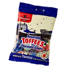 Walkers Nonsuch Assorted Toffees & Chocolate Eclairs , 150 G (1Er Pack)