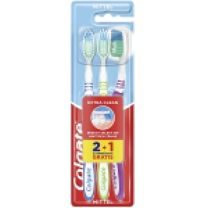 3x Colgate Extra Clean Zahnbürste Mittel um 1,77 € statt 2,75 €