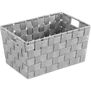 Wenko Aufbewahrungskorb Adria S 30 x 15 x 20 cm Grau