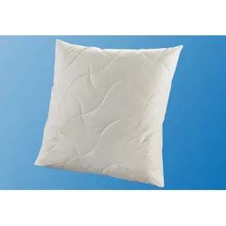 fan Naturfaserkopfkissen 80 x 80 cm Beige