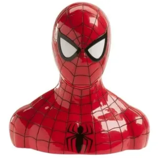 Dekora - 204011 Spiderman Kinder Spardose mit Scheine aus Esspapier, Bunt, Talla única