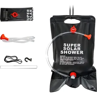 Campingdusche Campingdusche Wasserbeutel 20L – Super Solardusche – Außendusche - Schwarz