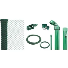 Bild von Maschendrahtzaun Set 1,25 x 75 m grün 635046