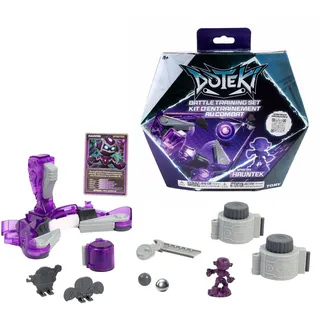 TOMY Doteki Battle Set Spiritek, Actionspiel für Kinder ab 8 Jahren, Arena mit Controller, sammelbare Figuren, Element-Fraktionen, Multiplayer-Spiel ohne Batterien, für 2 oder mehr Spieler