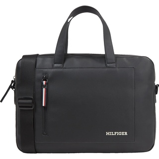 Tommy Hilfiger Aktentasche TH Piqué Slim Computer SP24 Laptoptaschen Schwarz Herren