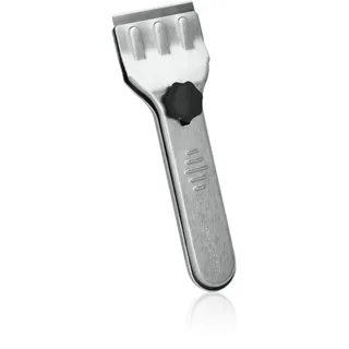 Metaltex Ceranfeld- und Fensterschaber Edelstahl 4,5 x 12,5 cm