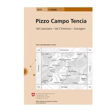 Swisstopo Pizzo Campo Tencia 1272 Landeskarte 1:25 000 - One Size