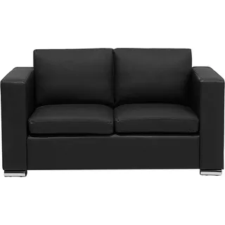 Beliani 2-Sitzer-Sofa, Schwarz