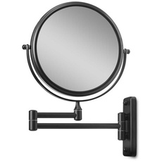 Gillian Jones Double-Sided Wall Mirror w. x10 Magnification - Black