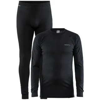 Craft Core Dry Langarm-basisschicht-set Schwarz 2XL