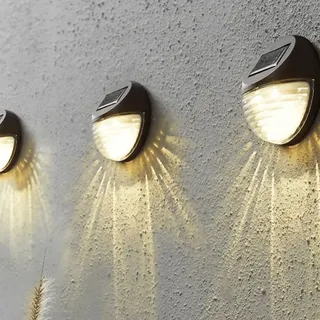 Best Season Solar Beleuchtung, Fency, braun, 11 x 11 x 4 cm, 479-01 - Braun