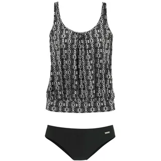 LASCANA Tankini Damen Schwarz 36 Cup D