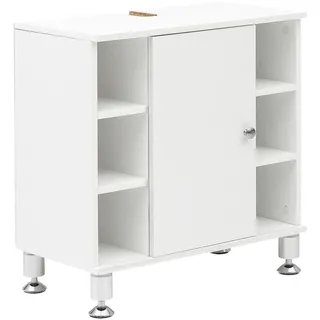 Wohnling Waschbeckenunterschrank WL5.752 weiß 60,0 x 32,0 x 64,0 cm