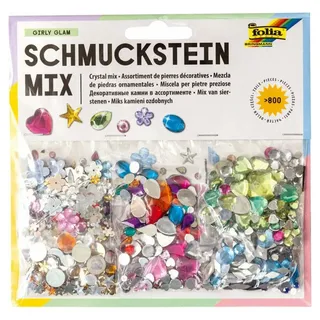 Folia Schmucksteine-Set Girly Glam, über 800 Teile,