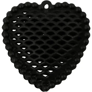 Herz,Schwarz,Größe28x29mm,Lochgröße1mm,1Stck.