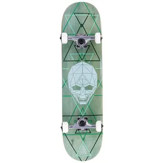 Enuff Skateboards Geo Skull 8 ́ ́ Skateboard - Green - 32 Zoll