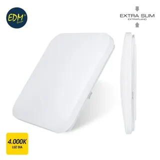 EDM Led Square Extra Flat (32525) Weiß