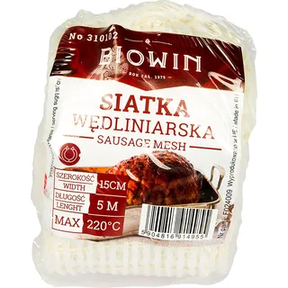 räuchernetz 150mmx5m zum Räuchern, Backen 300st. C. - Weiß