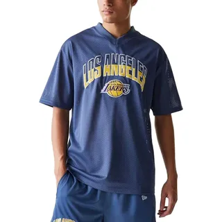 New Era Nba Arch Mesh Los Angeles Lakers Kurzarm-t-shirt - Dark Blue - XL