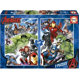 Educa - Puzzle 2x100 Avengers - 100 dielov