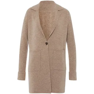 Strickmantel aus 100% Kaschmir Peter Hahn beige