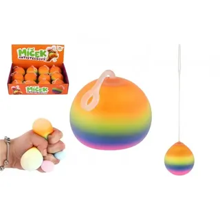 Ball Antistress-Katzenschleim 6cm Regenbogen