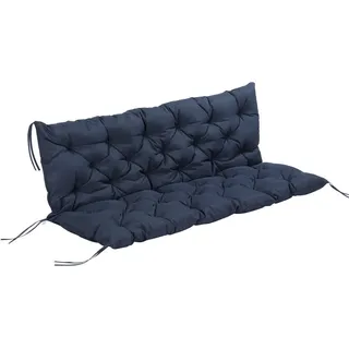 Outsunny Auflage 150 x 98 x 8 cm blau 1 St.