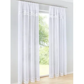 Heine home Gardine Multifunktionsband 1, weiß,