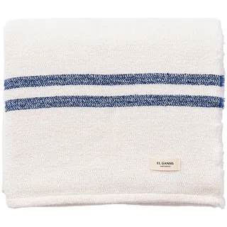 El Ganso 140x190 Cm Decke - White / Blue - One Size