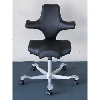 Bürodrehstuhl HÅG Capisco HÅG schwarz, Designer Peter Opsvik, 86.5-114x58x46-51 cm