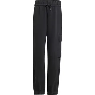 adidas Unisex Kids Essentials Single Pocket Cargo Pants, Black/White, 3-4 Years