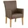Armlehnstuhl Polyester braun